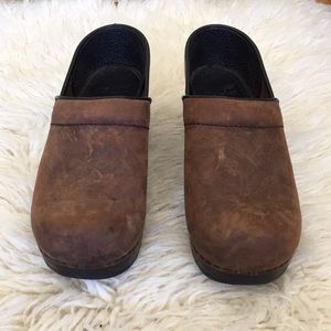 Brown Dansko Clogs